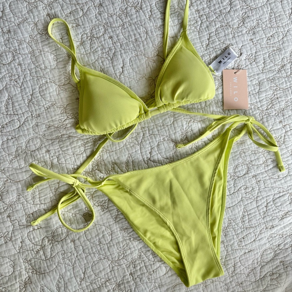 NWT Wilo Lime Bikini Set